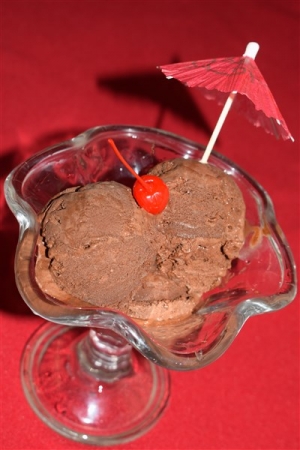 Мороженое Шоколадное с кусочками молочного шоколада